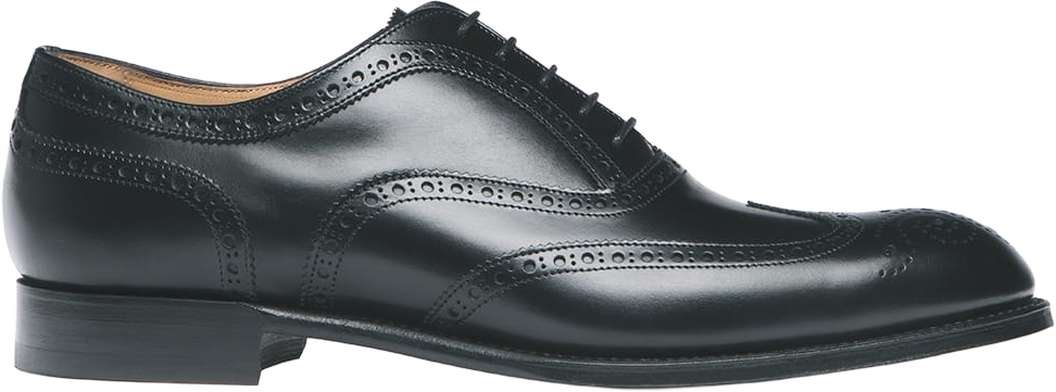 Trouvez les lacets parfaits pour Cheaney Arthur III Oxford Brogue in Black Calf Leather chez Senkels