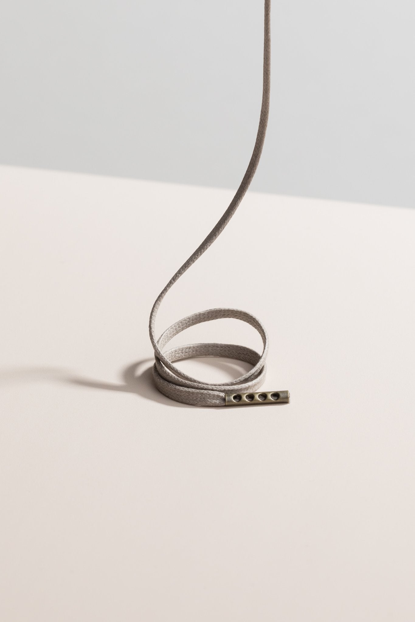 Graphite Grey - 3mm Flat Waxed Shoelaces