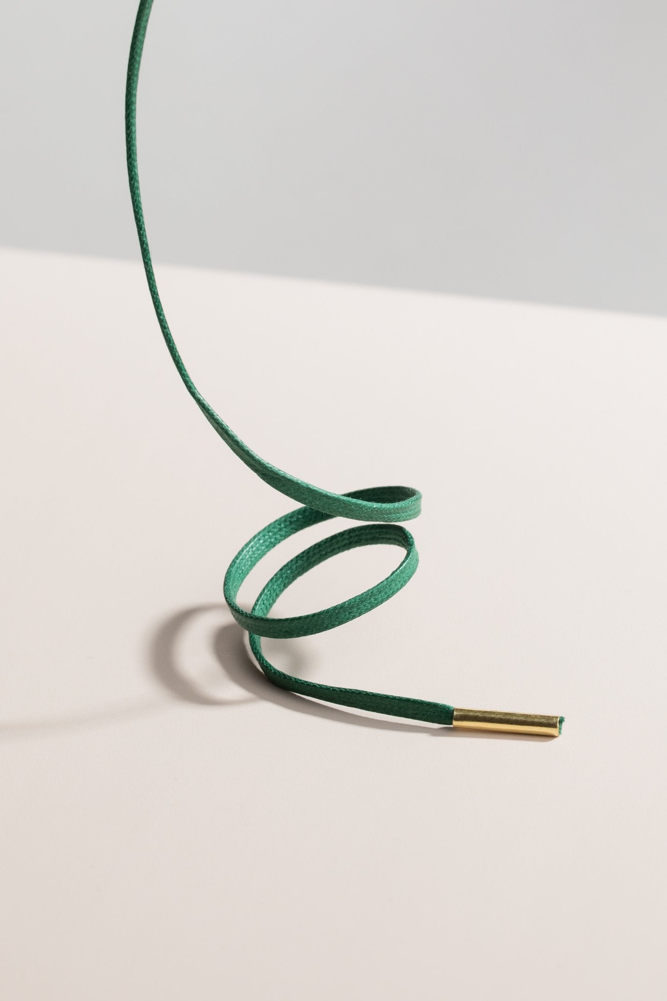 Hunter Green - 3mm Flat Waxed Shoelaces