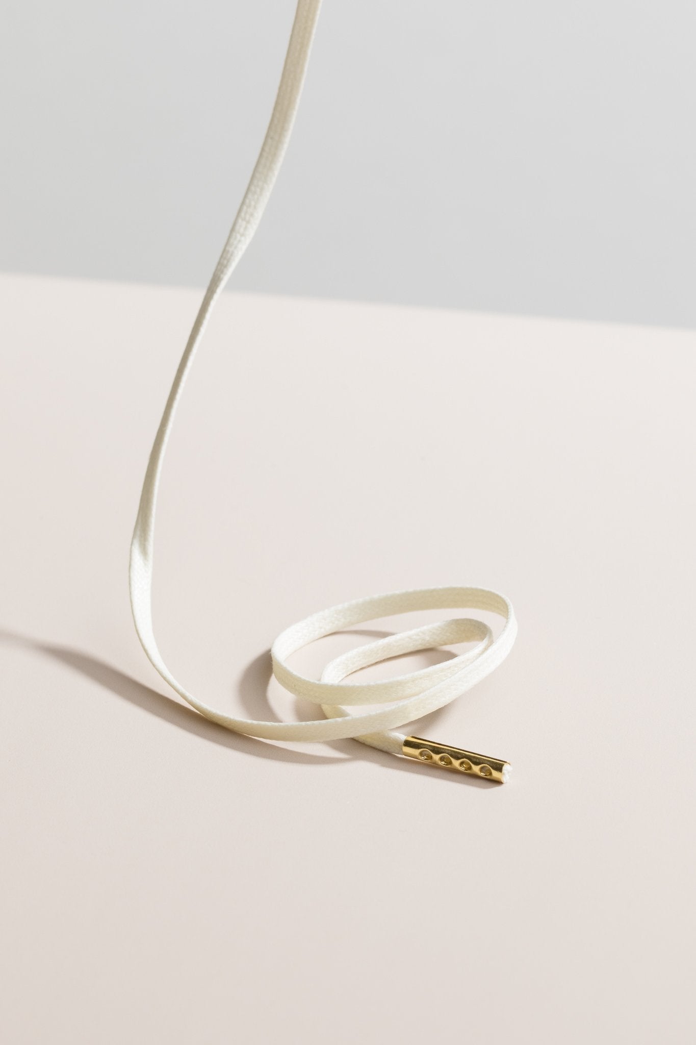 Off White - 3mm Flat Waxed Shoelaces