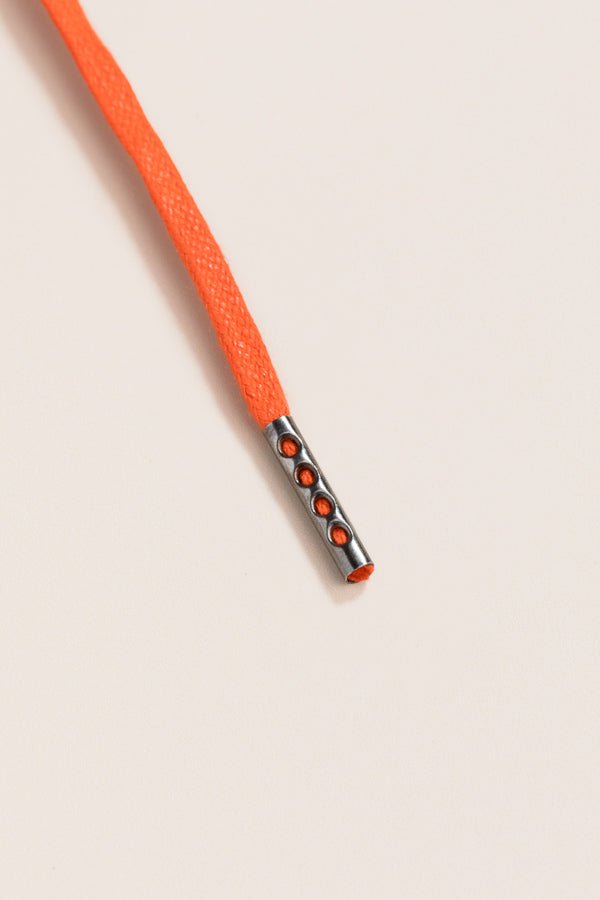 Orange - Round Waxed Shoelaces | Senkels