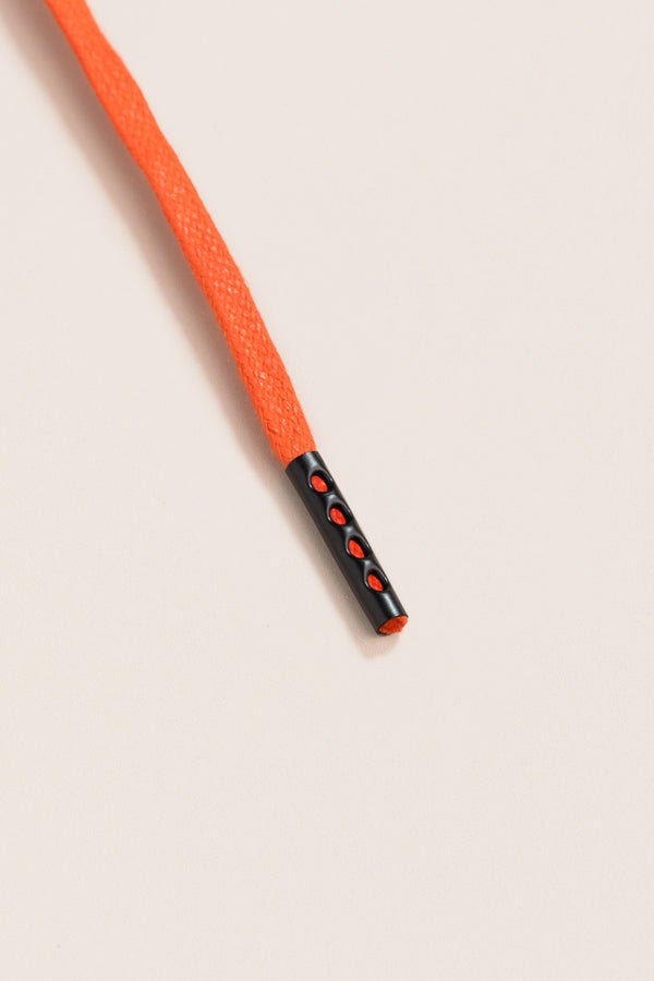 Orange - Round Waxed Shoelaces | Senkels