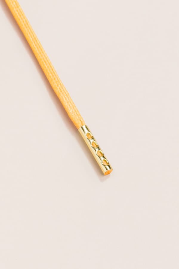 Yellow - Round Waxed Shoelaces | Senkels