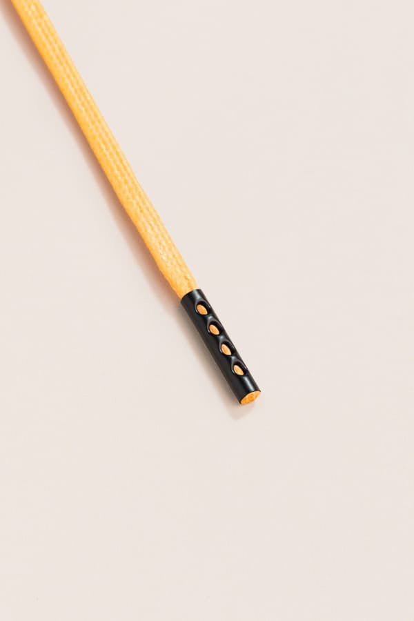 Yellow - Round Waxed Shoelaces | Senkels