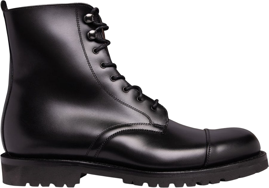 Trouvez les lacets parfaits pour Cheaney Trafalgar Capped Derby Boot in Black Calf Leather chez Senkels