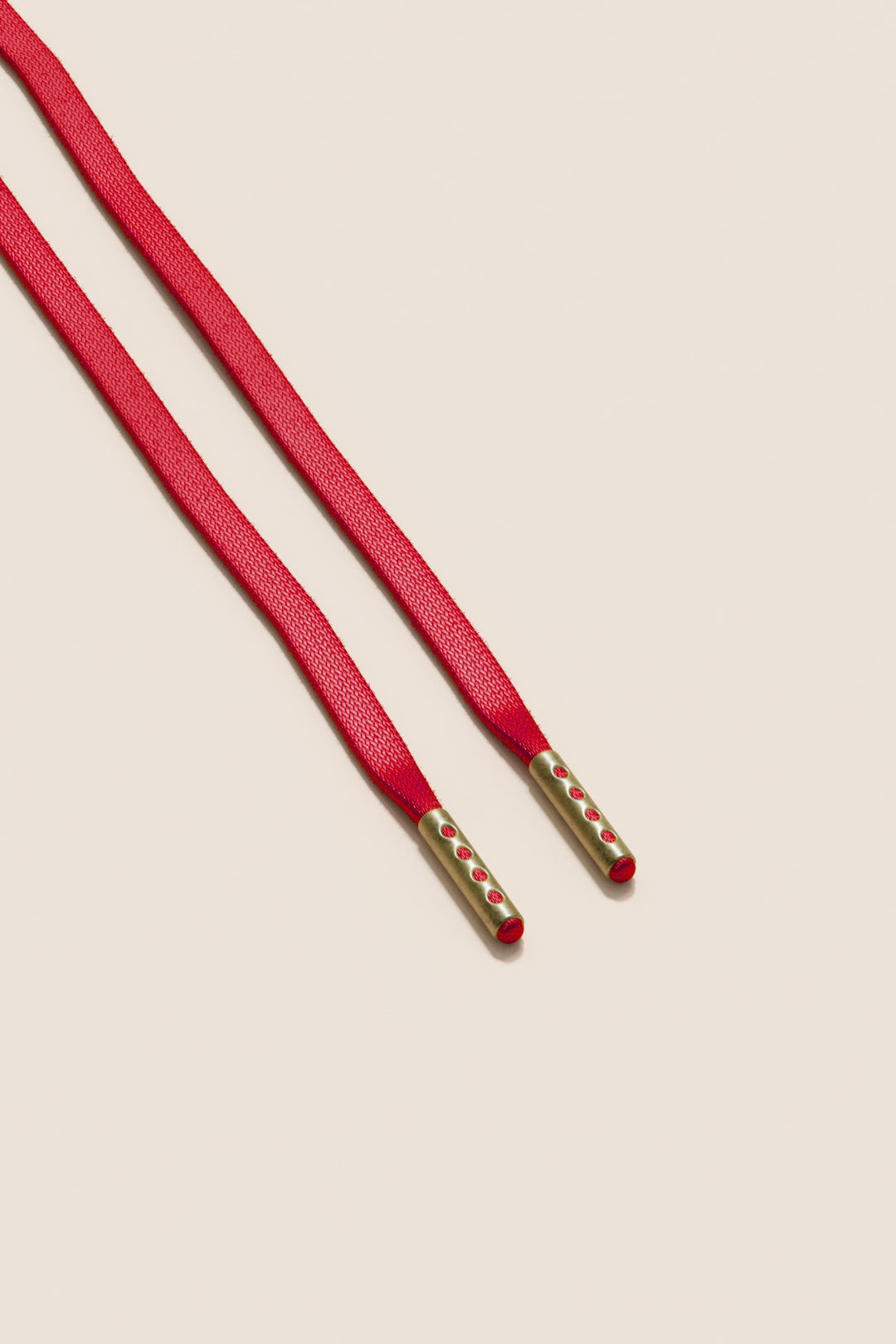 Senkels Testarossa 3mm Flat Waxed Shoelaces with Brass Aglets
